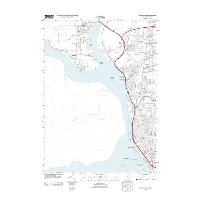 2013 Map of Buffalo NW, 2013 Print