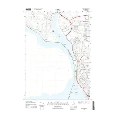 2016 Map of Buffalo NW, 2016 Print