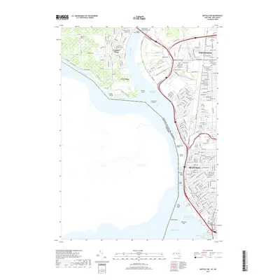 2019 Map of Buffalo NW, 2019 Print