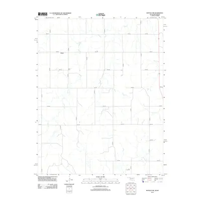 2012 Map of Buffalo NW, 2012 Print