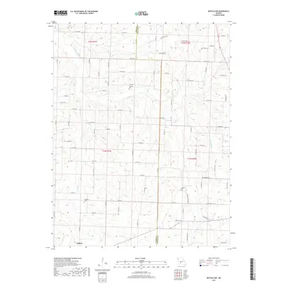 2017 Map of Buffalo NW, 2017 Print