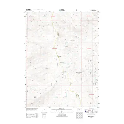 2013 Map of Buffalo Pass, 2013 Print