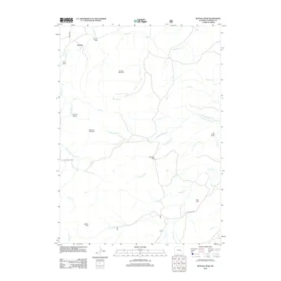 2012 Map of Buffalo Peak, 2012 Print