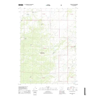 2017 Map of Buffalo Peak, 2017 Print