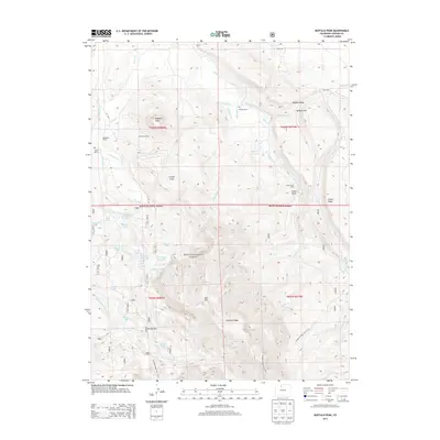 2013 Map of Buffalo Peak, 2013 Print