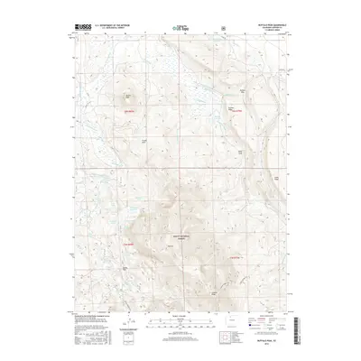 2016 Map of Buffalo Peak, 2016 Print