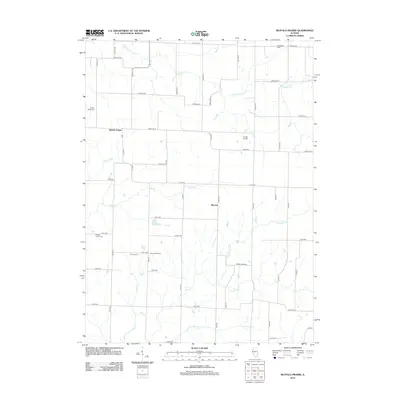 2012 Map of Buffalo Prairie, 2012 Print