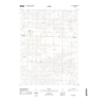 2018 Map of Buffalo Prairie, 2018 Print