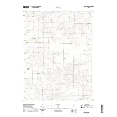 2021 Map of Buffalo Prairie, 2021 Print