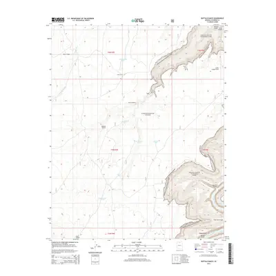 2014 Map of Buffalo Ranch, 2014 Print