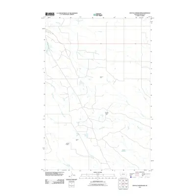2011 Map of Buffalo Reservoir, 2011 Print