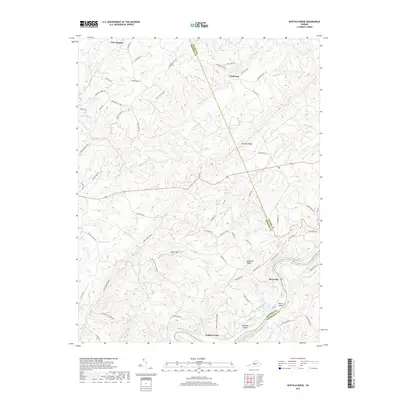 2019 Map of Buffalo Ridge, 2019 Print
