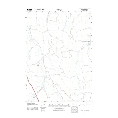 2012 Map of Buffalo Run Creek, 2012 Print