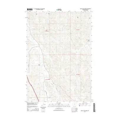 2015 Map of Buffalo Run Creek, 2015 Print