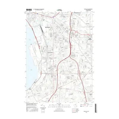 2016 Map of Buffalo SE, 2016 Print