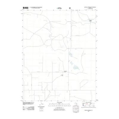 2011 Map of Buffalo Springs, 2011 Print