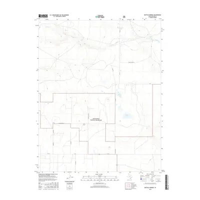 2016 Map of Buffalo Springs, 2016 Print