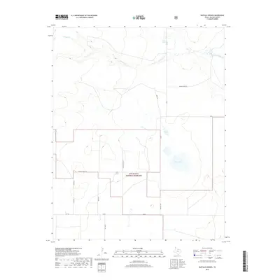2019 Map of Buffalo Springs, 2019 Print