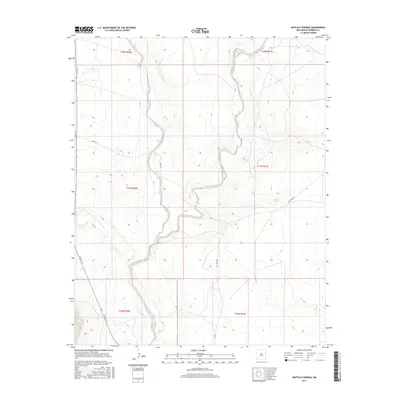 2017 Map of Buffalo Springs, 2017 Print