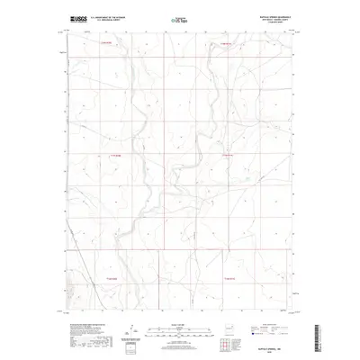 2020 Map of Buffalo Springs, 2020 Print