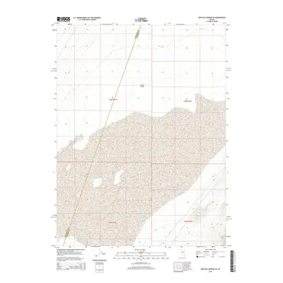 2014 Map of Buffalo Springs NE, 2014 Print