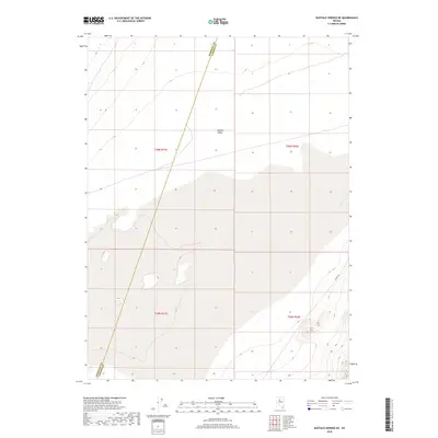 2018 Map of Buffalo Springs NE, 2018 Print
