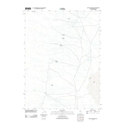 2011 Map of Buffalo Springs, 2011 Print