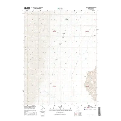 2014 Map of Buffalo Springs, 2014 Print