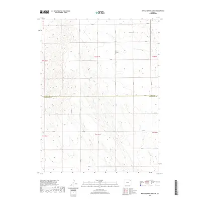 2019 Map of Buffalo Springs Ranch NE, 2019 Print