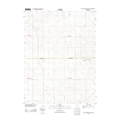 2013 Map of Buffalo Springs Ranch NW, 2013 Print