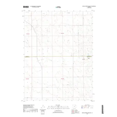 2019 Map of Buffalo Springs Ranch NW, 2019 Print