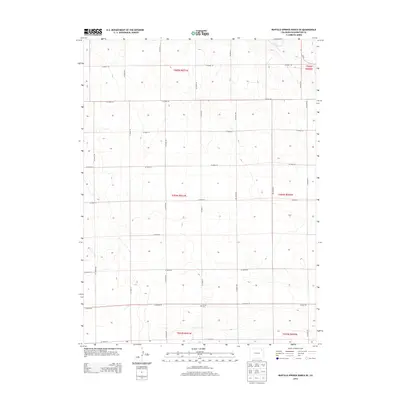 2013 Map of Buffalo Springs Ranch SE, 2013 Print