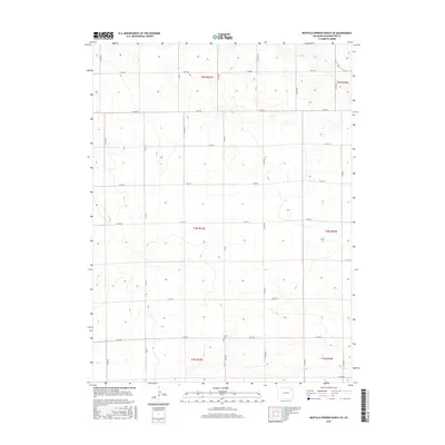 2016 Map of Buffalo Springs Ranch SE, 2016 Print