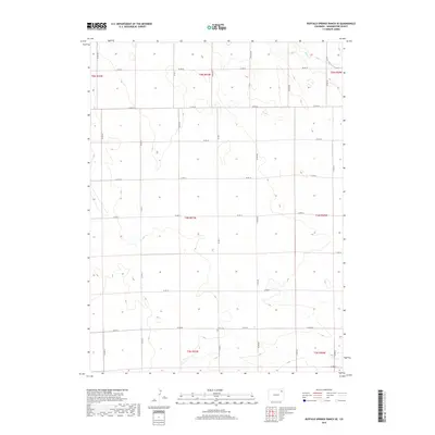 2019 Map of Buffalo Springs Ranch SE, 2019 Print