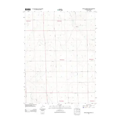 2013 Map of Buffalo Springs Ranch, 2013 Print