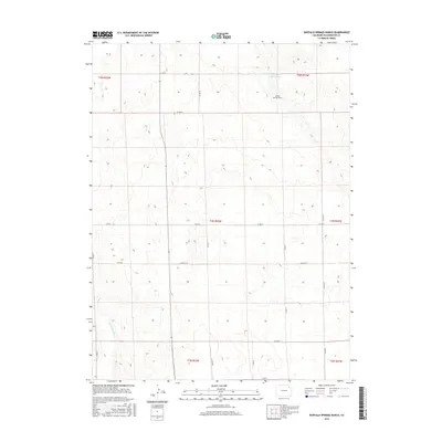 2016 Map of Buffalo Springs Ranch, 2016 Print