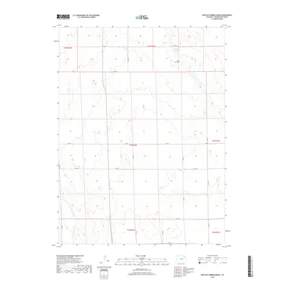 2019 Map of Buffalo Springs Ranch, 2019 Print