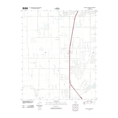 2010 Map of Buffalo Stadium, 2010 Print