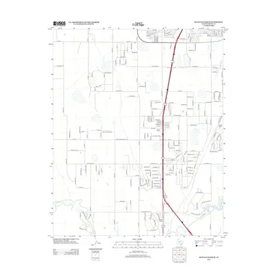2012 Map of Buffalo Stadium, 2012 Print