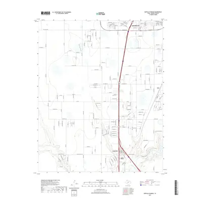 2019 Map of Buffalo Stadium, 2019 Print