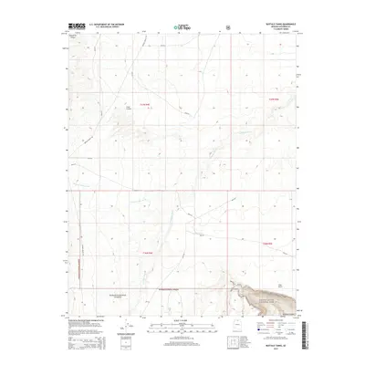 2014 Map of Buffalo Tanks, 2014 Print