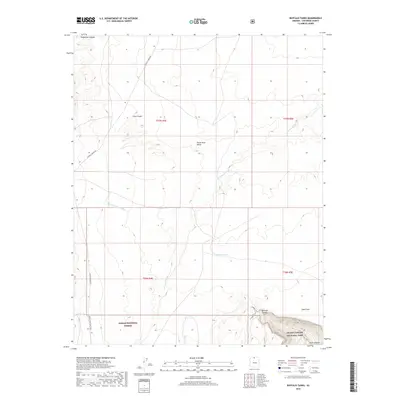 2018 Map of Buffalo Tanks, 2018 Print