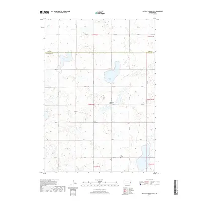 2017 Map of Buffalo Trading Post, 2017 Print