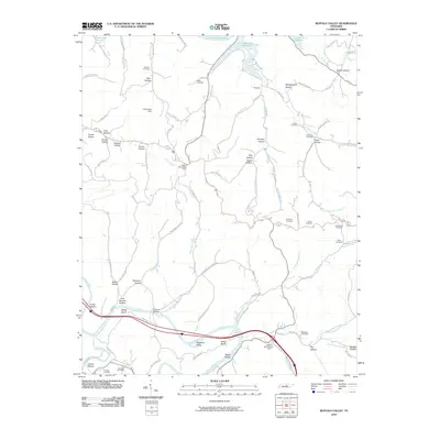 2010 Map of Buffalo Valley, 2010 Print