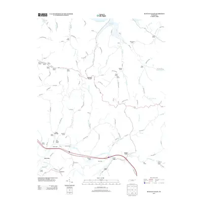 2013 Map of Buffalo Valley, 2013 Print