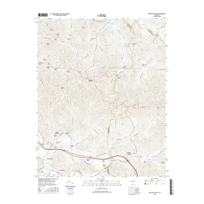 2016 Map of Buffalo Valley, 2016 Print