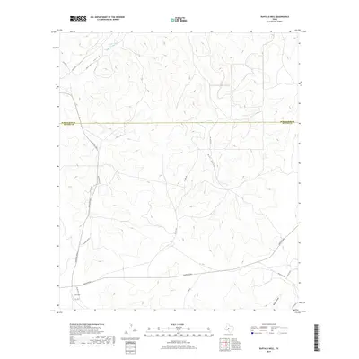 2019 Map of Buffalo Well, 2019 Print