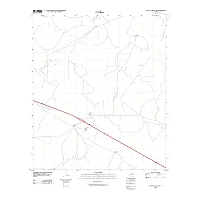 2010 Map of Buffalo Well SW, 2010 Print