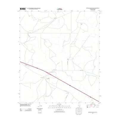 2012 Map of Buffalo Well SW, 2012 Print