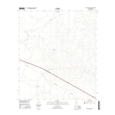 2016 Map of Buffalo Well SW, 2016 Print